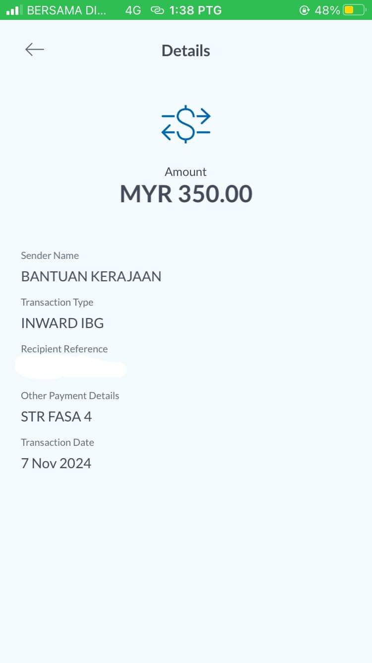 Jadual Bayaran STR